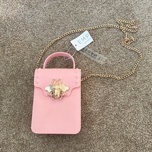 Brand new pink petite purse!